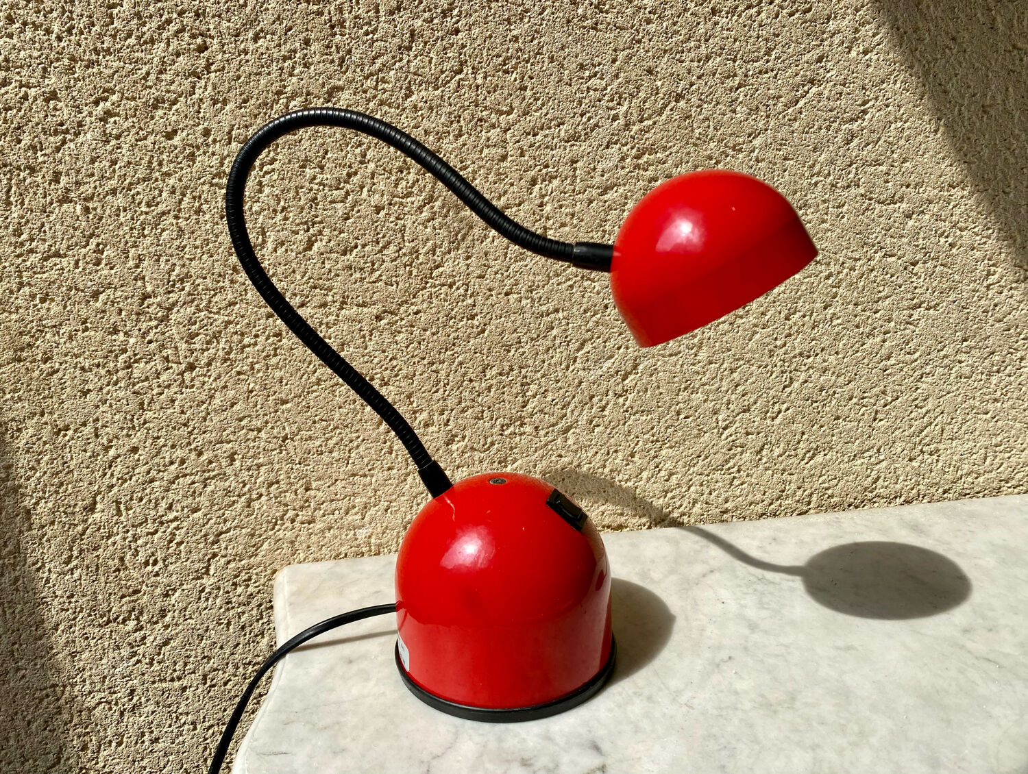 Minimalist desk lamp Gammalux italy vintage 70s