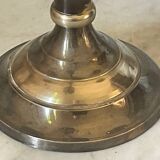 Two-tone solid brass chandelier