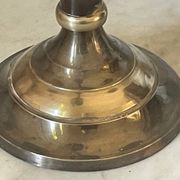 Chandelier en laiton massif bicolore
