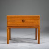 Mid-century modern no. 384 teak bedside table by Aksel Kjersgaard, Denmark, 1960s