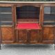Sideboard, Louis XV style secretary in cherry wood, 1960s.