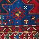 Antique Karabakh carpet, naturally dyed wool, Caucasus 19th century