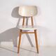 Chaises blanches vintage (vers 1960). Ensemble 3 pièces #1