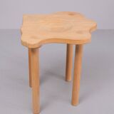 Solid Pine Stool by Era Herbstb 1980s Germany