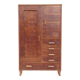 Vintage oak cabinet Querena Francesco Torino
