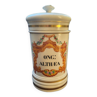 19th century Paris porcelain pharmacy jar