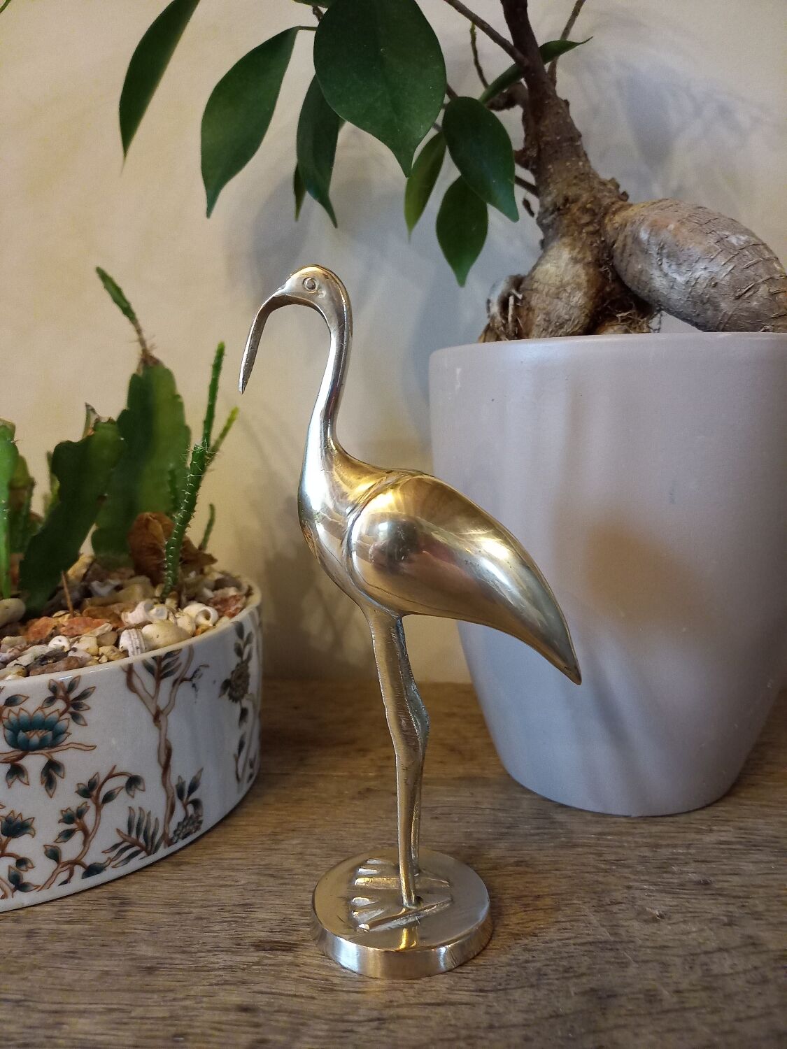 Flamand en laiton vintage