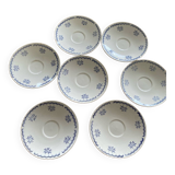 Set of 7 Gien cup plates PATAY model