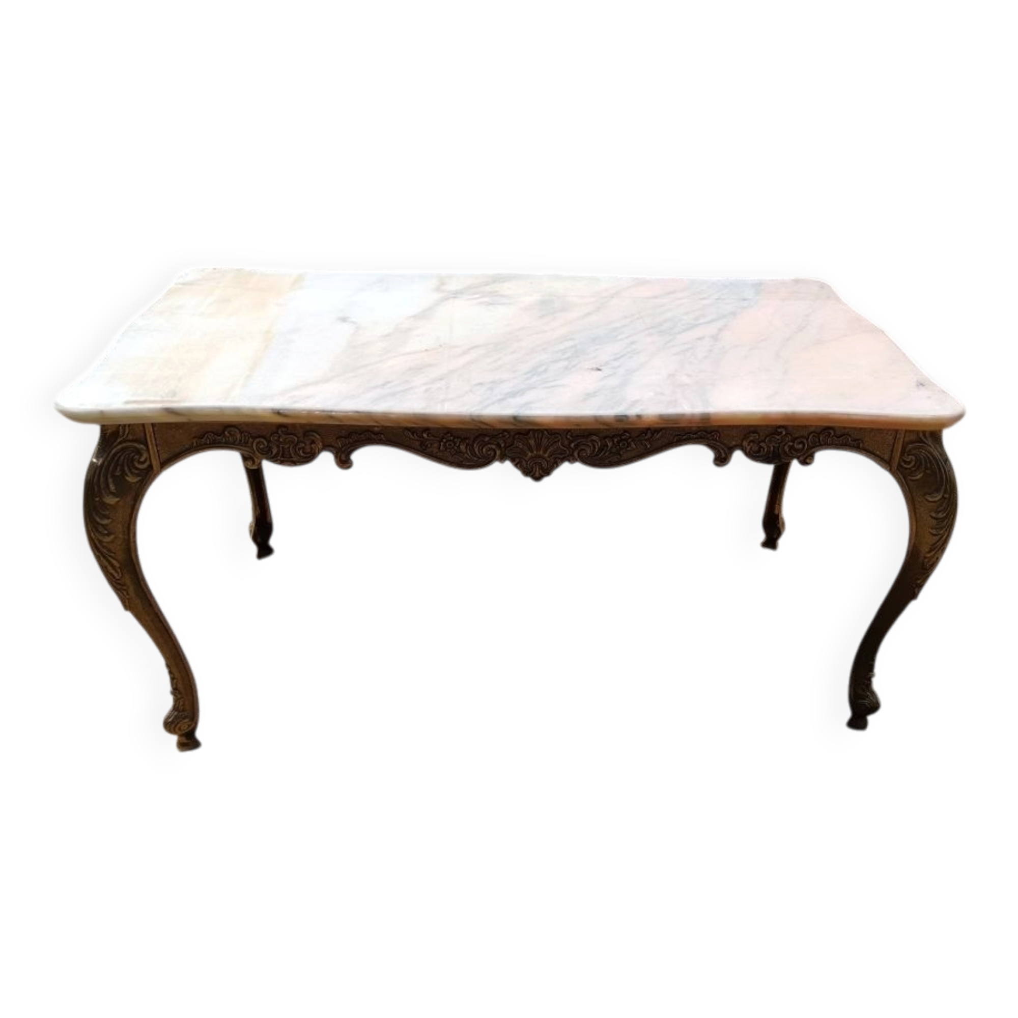 Marble coffee table