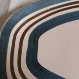 Longchamp sandstone dish with 70s rooster decorations