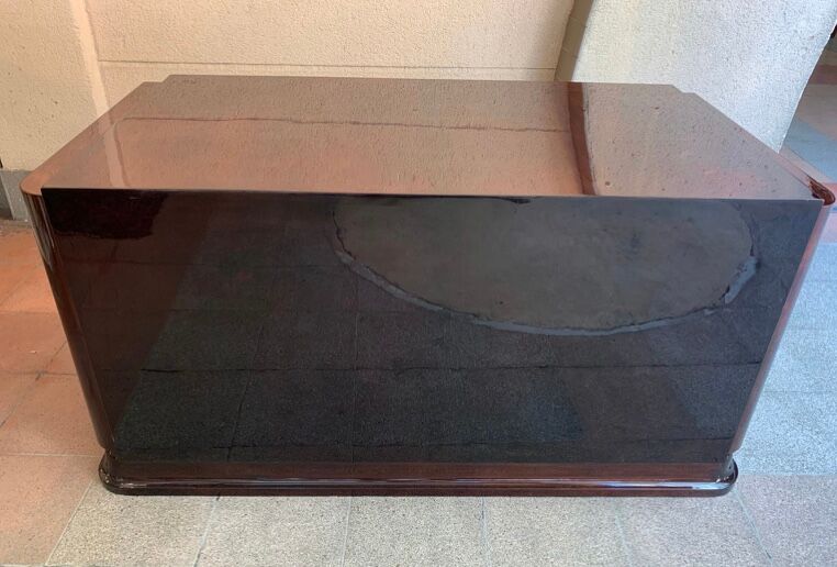 Large modernist rosewood desk