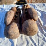 Paire de Gants de Boxe Ancien en cuir