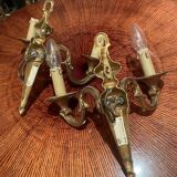Paire applique bronze style empire design Péris Andreu