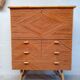 Bamboo and rattan secretary 50s / 60s