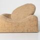 Mid-Century Modern Low Armchair, Orignal Upholstery, 1960s