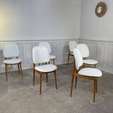 Six Baumann chairs 1950 "Pégase"
