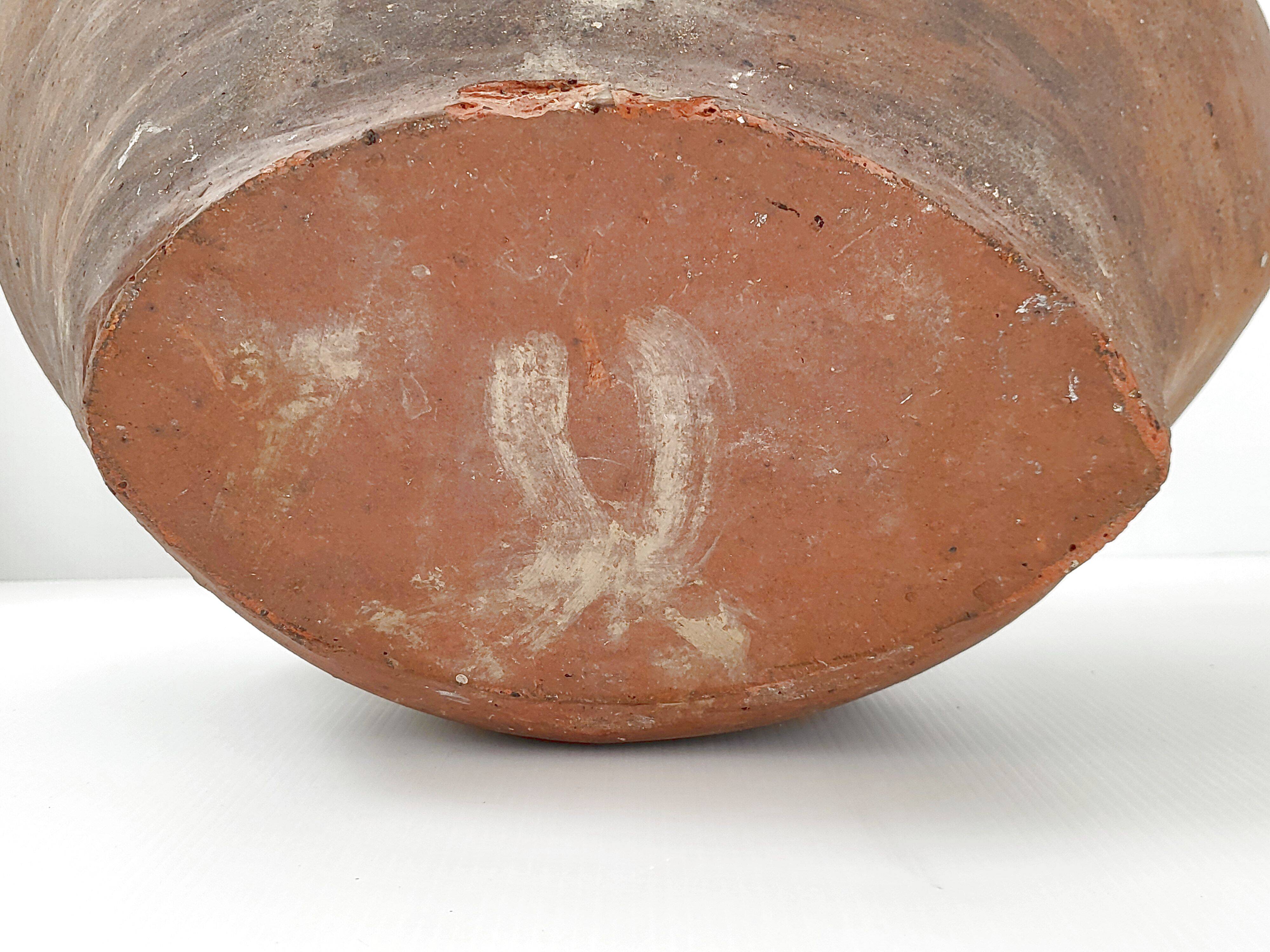 XXL vintage terracotta vase