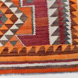Vintage Burgundy Persian Kilim Runner Rug,, 98x235Cm