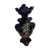 Vase début XXe couleur bleu de four