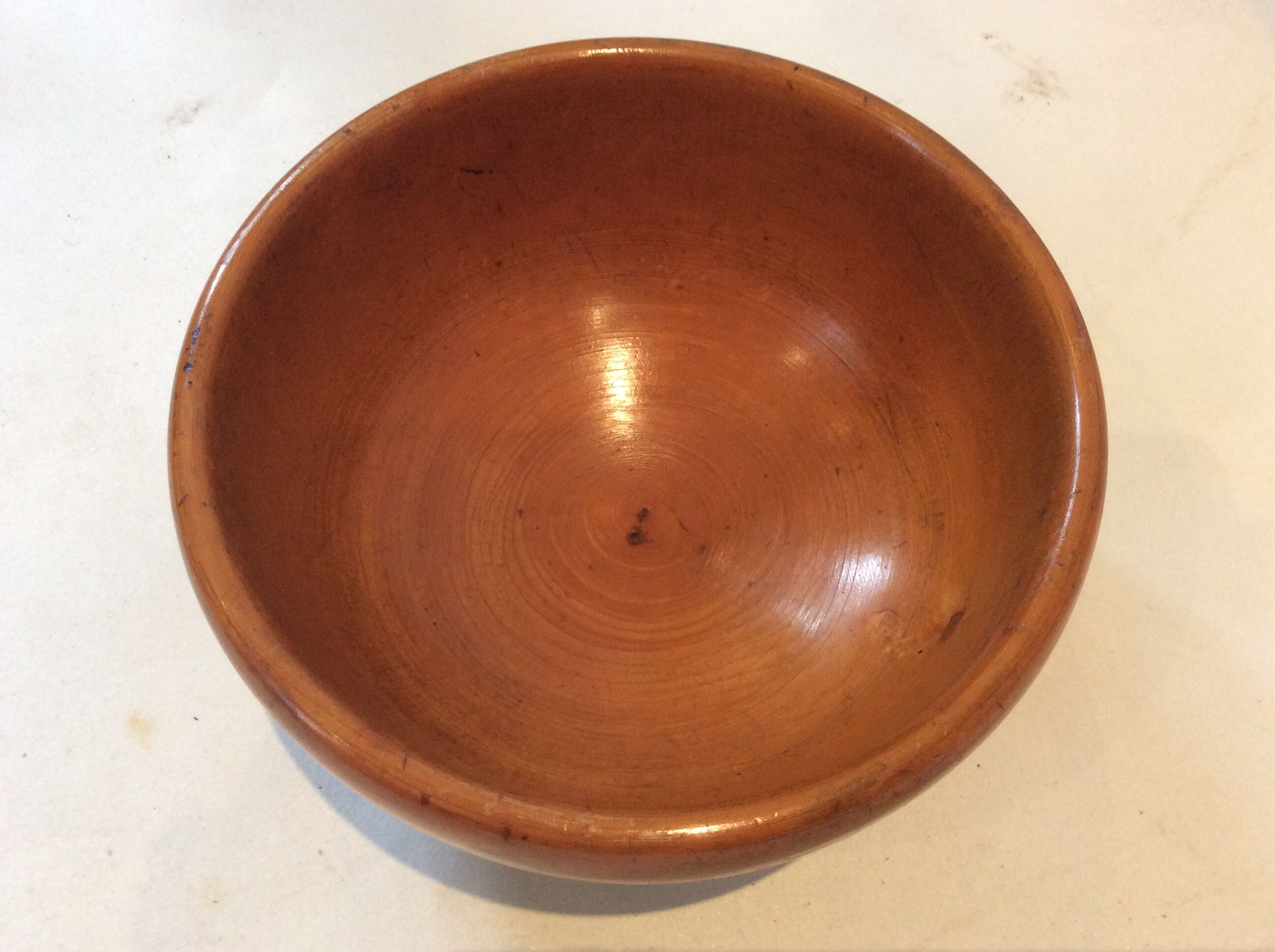 Wooden salad bowl