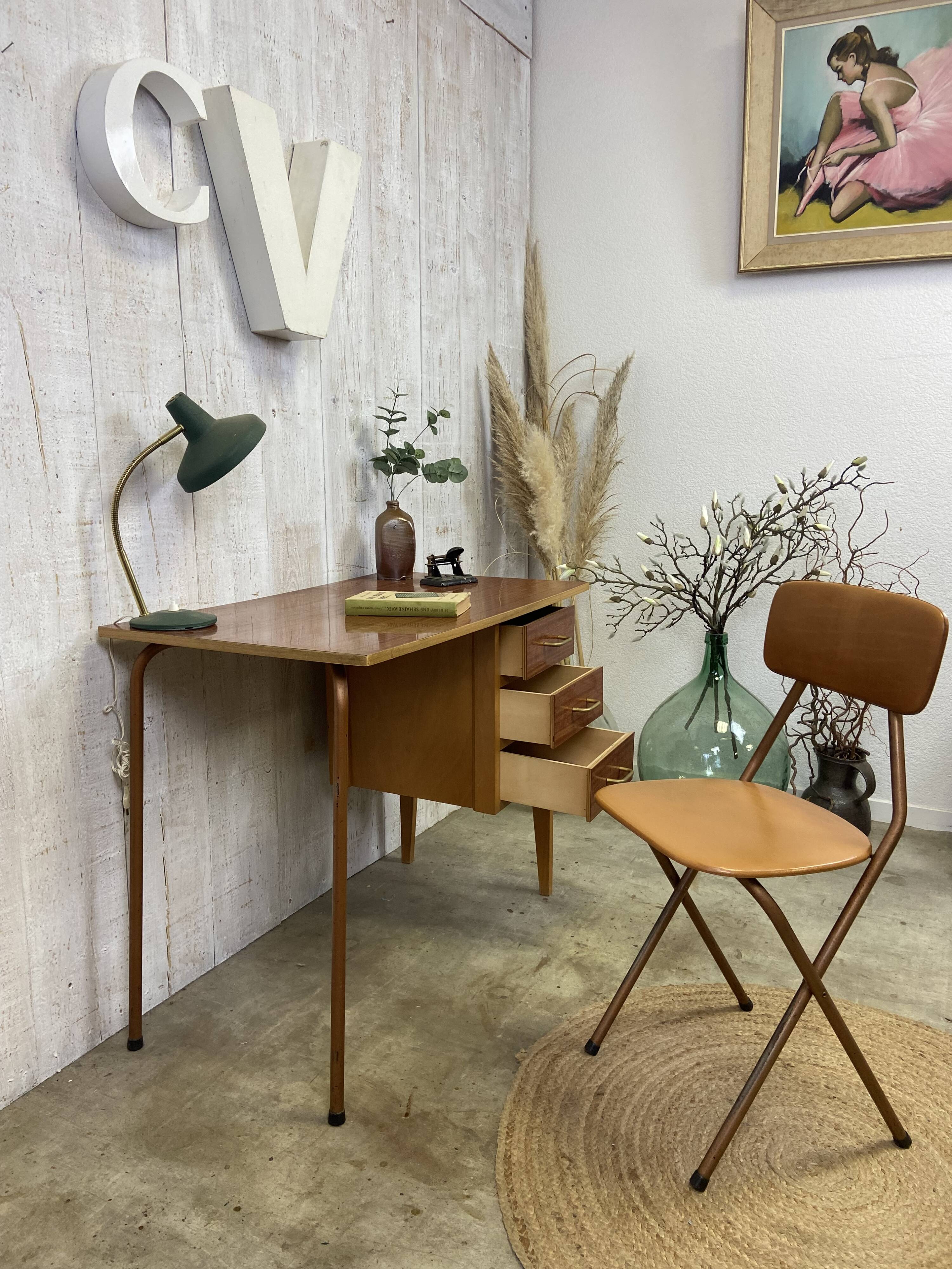 Vintage desk and chair set