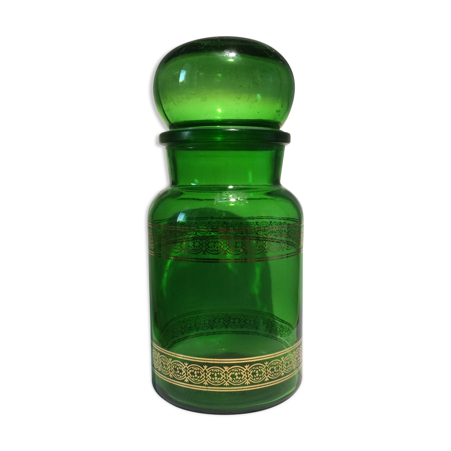 Jar apothecary vintage made in Belgium