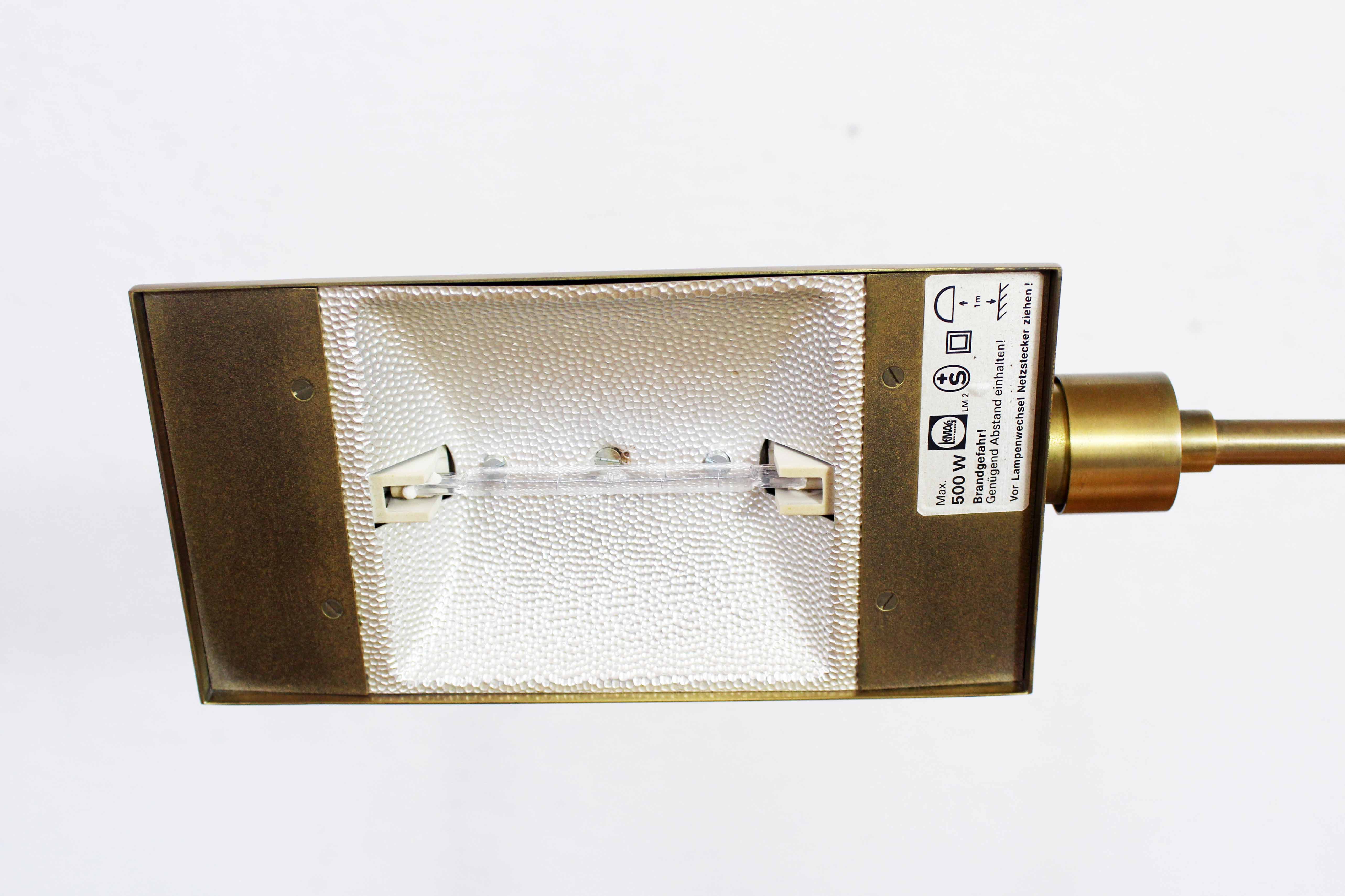 LEMAG brass e-reader floor lamp