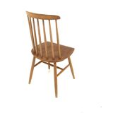 Chaise scandinave "Pinnstol" en teck et en hêtre, Suède, 1960