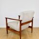 GFM-142 armchair, designed by Edmund Homa from the 70s, beige