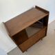 Buffet vaisselier vintage placage chêne