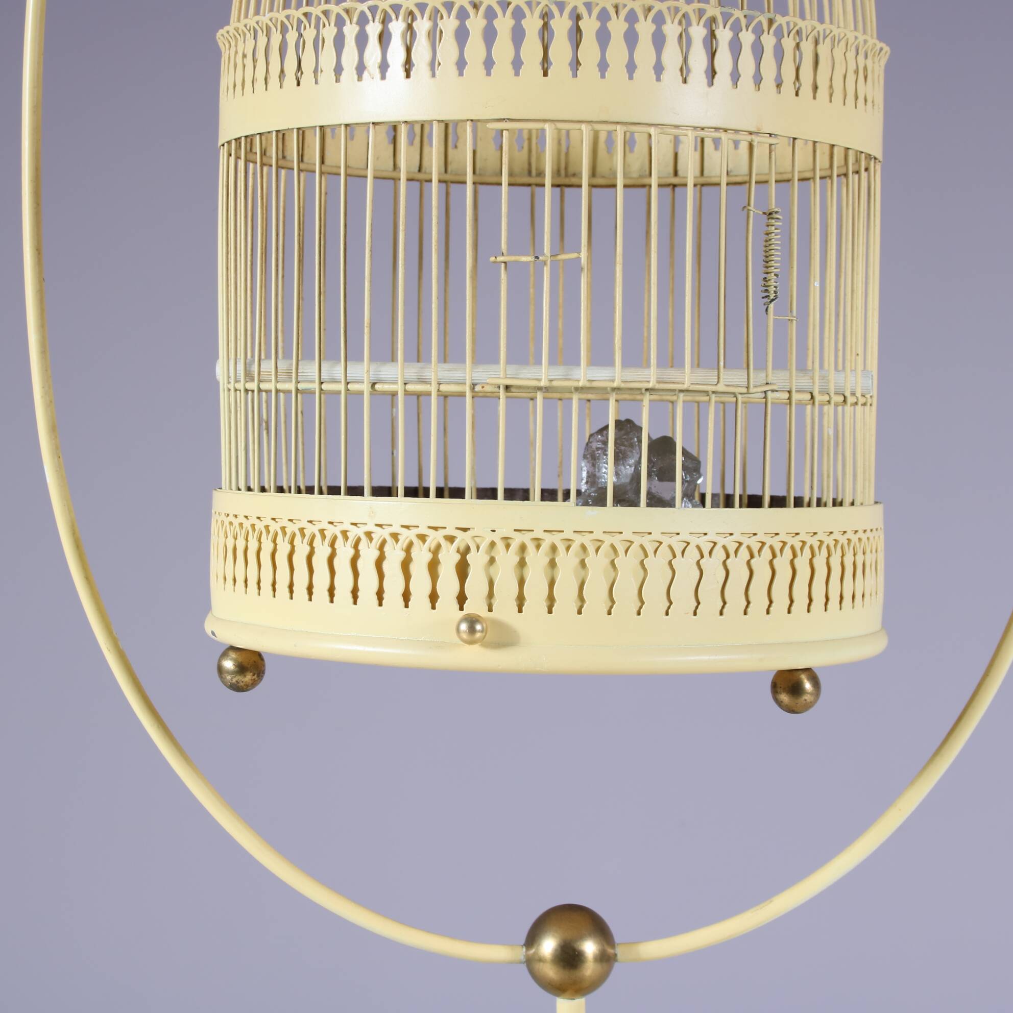 Cage à oiseaux, France années 1950