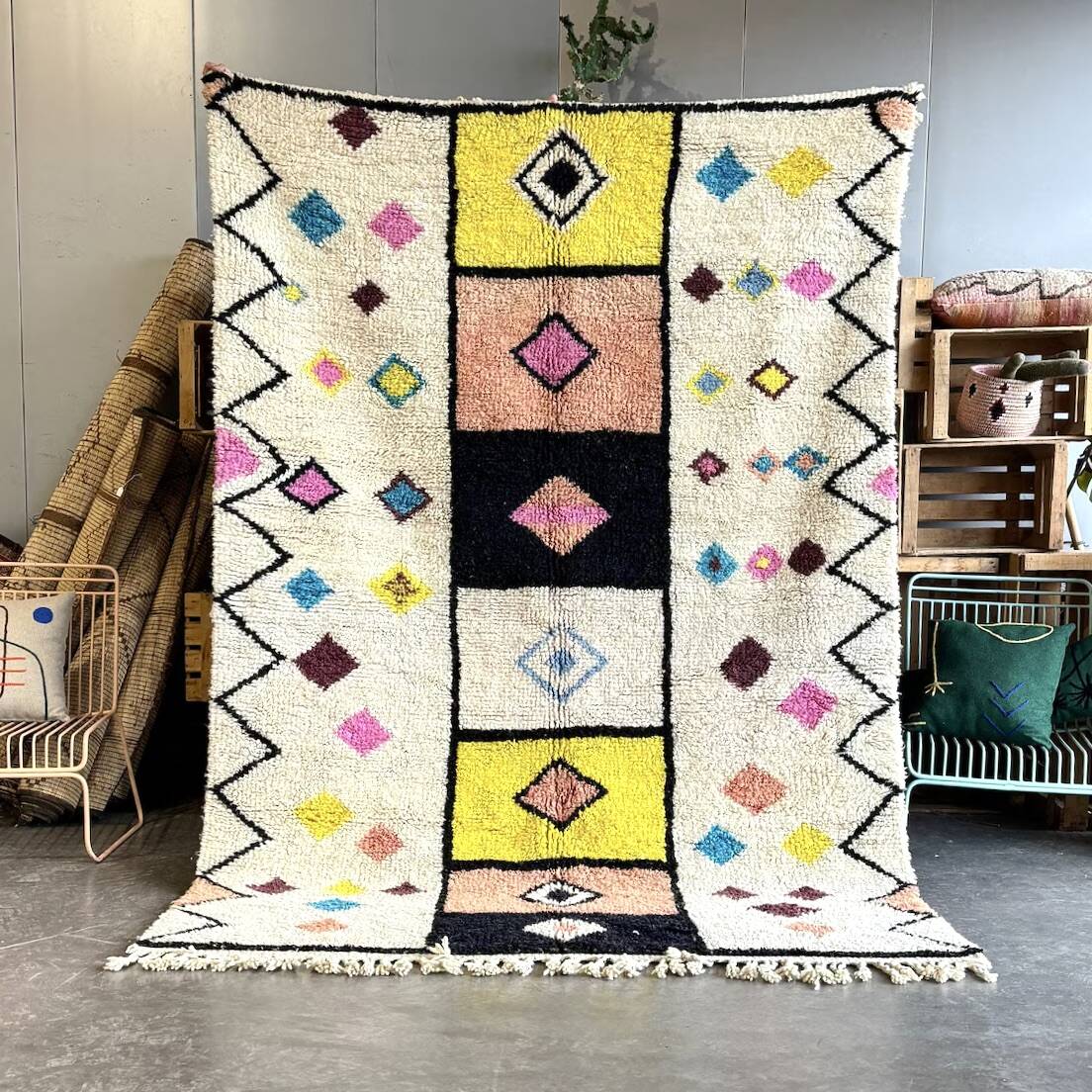 Moroccan Berber carpet beni ouarain