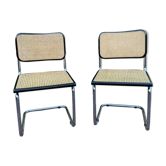 Paire de chaises Cesca B32 par Marcel Breuer