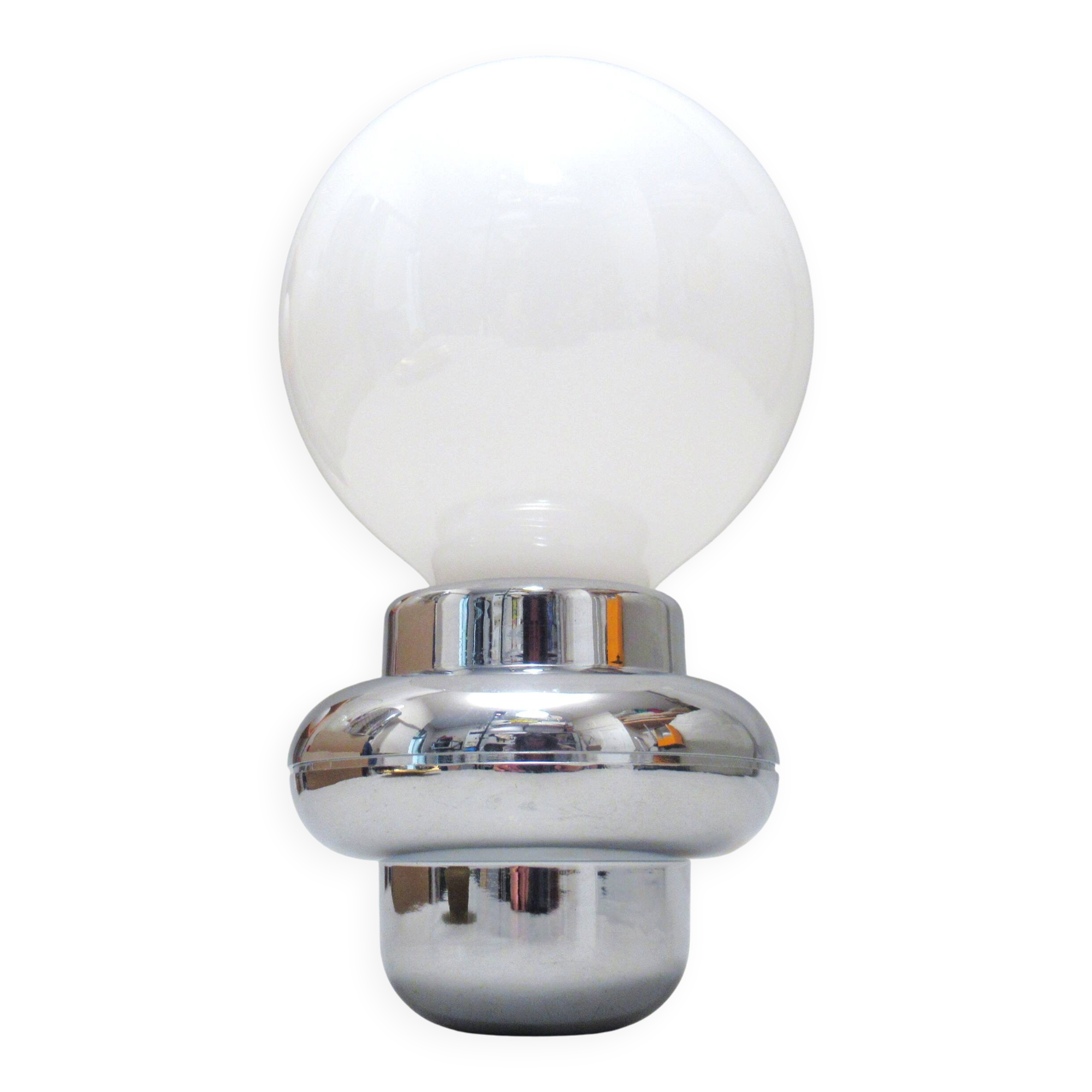 Chrome wall light Allibert from the 1980s