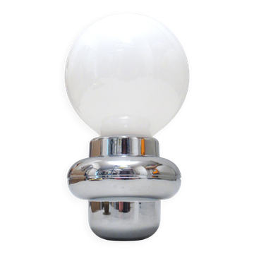 Chrome wall light Allibert from the 1980s