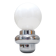 Chrome wall light Allibert from the 1980s