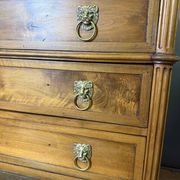 Commode d'époque Louis XVI en Noyer Blond