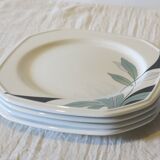 4 dessert plates from Pontesa Spain "Art Nouveau type" in very good condition