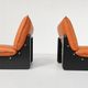 Pair of Armchairs by Guiseppe Munari, Italy, 1970s - New Upholstery