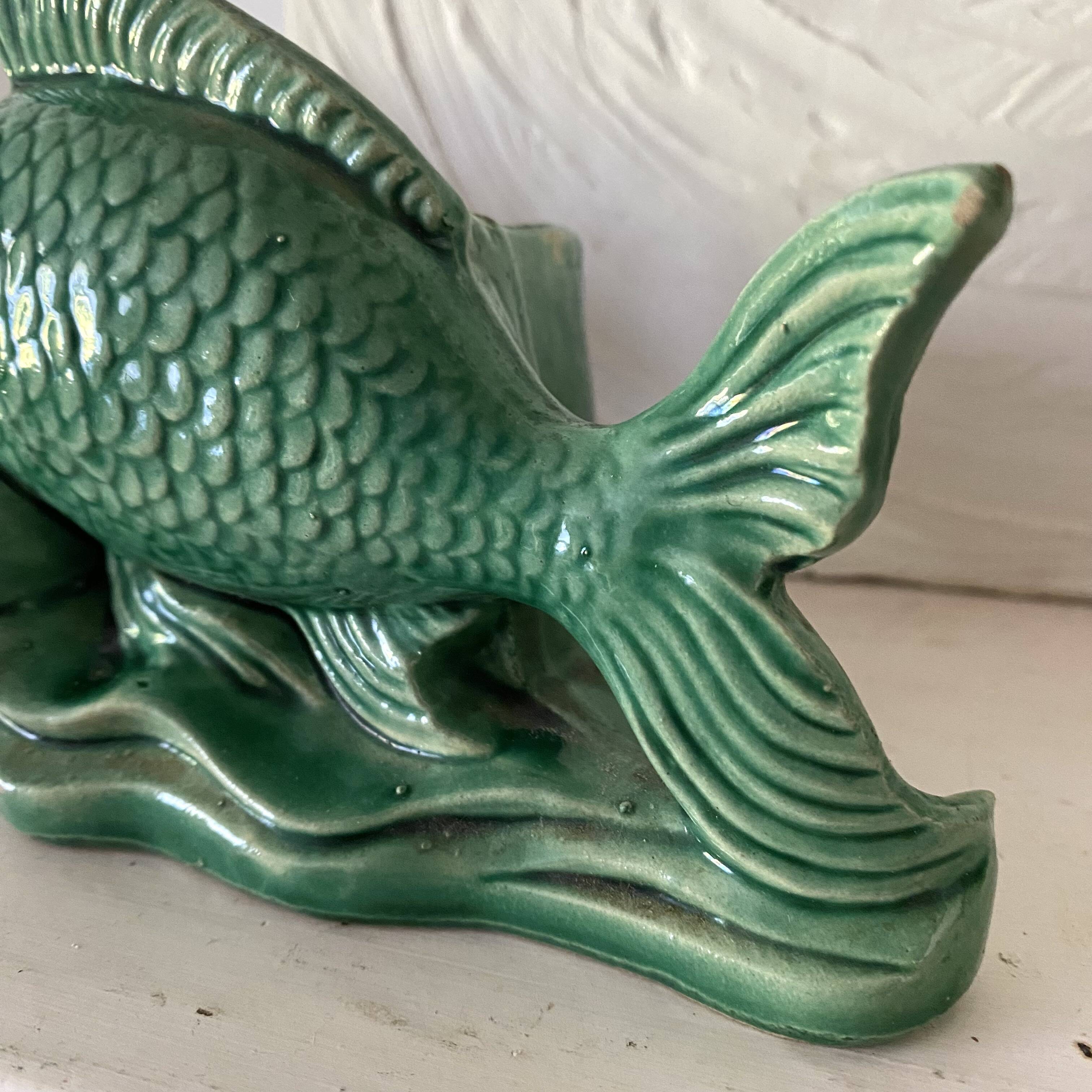 Poisson en céramique années 50