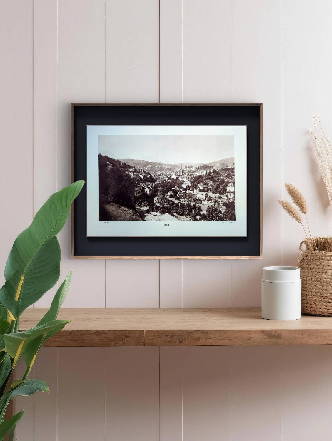 Tulle, Corrèze, photo board printed in 1942.