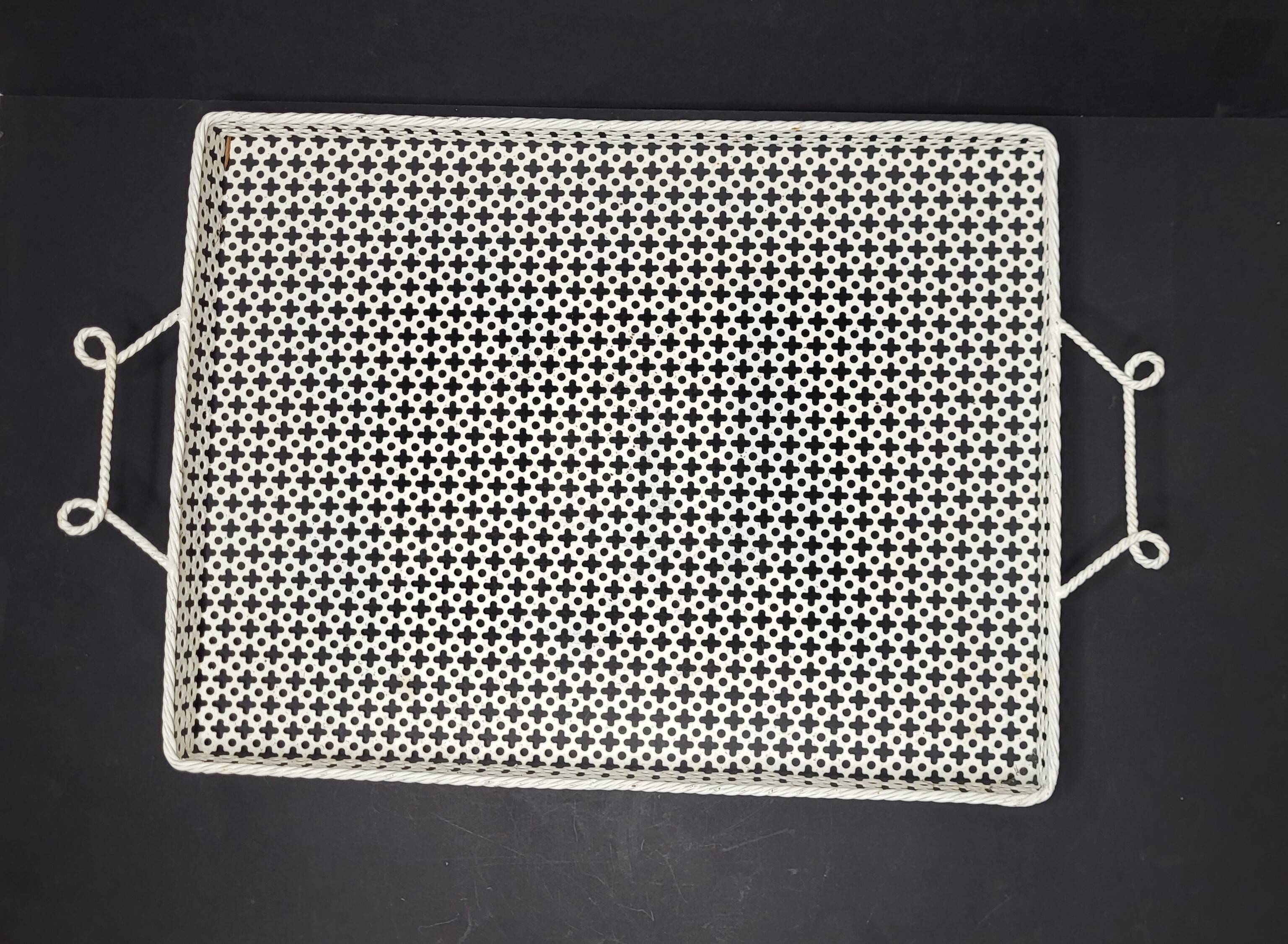 Perforated metal tray Matégot