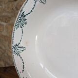 Ancien plat de service creux en céramique Moulin des loups & Hamage modèle Graciela
