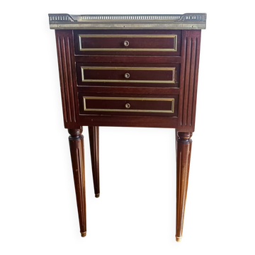 Tablet de chevet ou chiffonnière style Louis XVI