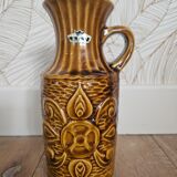 Ocher Bay ceramic vase (West Germany)