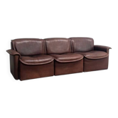 De Sede DS12 3 seat sofa, Switzerland 1970s