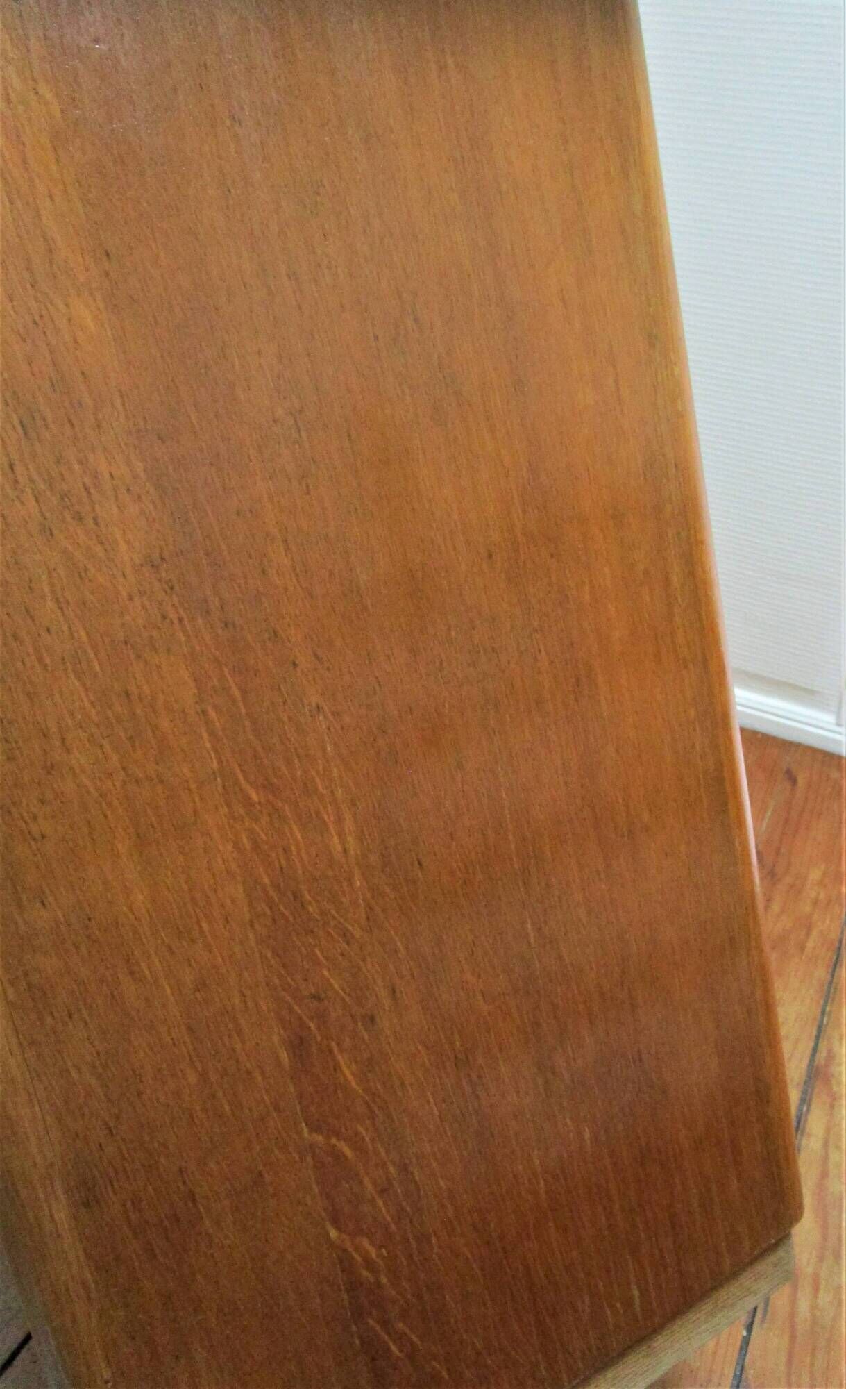 Side table, bedside table, vintage wooden shelf from the 1960s.