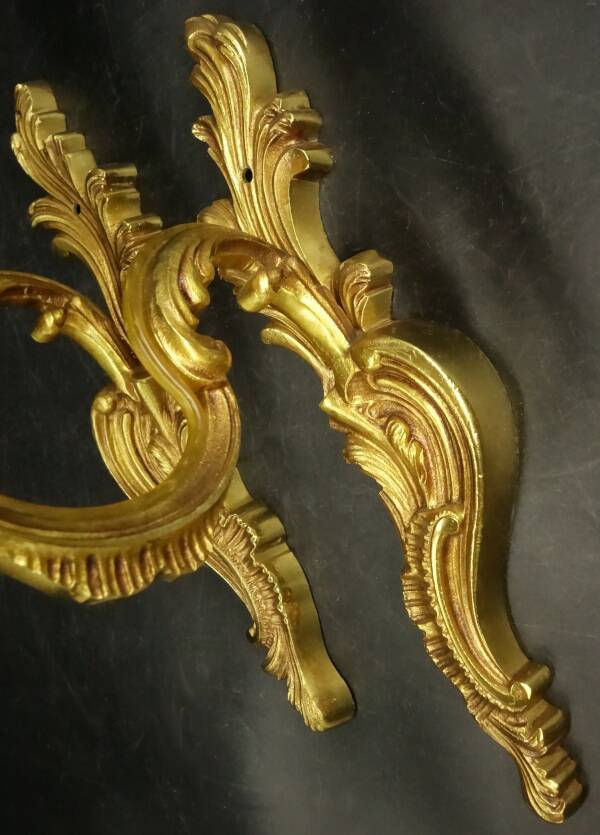 Pair of Louis XV style wall lights - Lucien GAU, Paris
