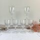 6 Vintage Cristal D'Arques Versailles Water Glasses