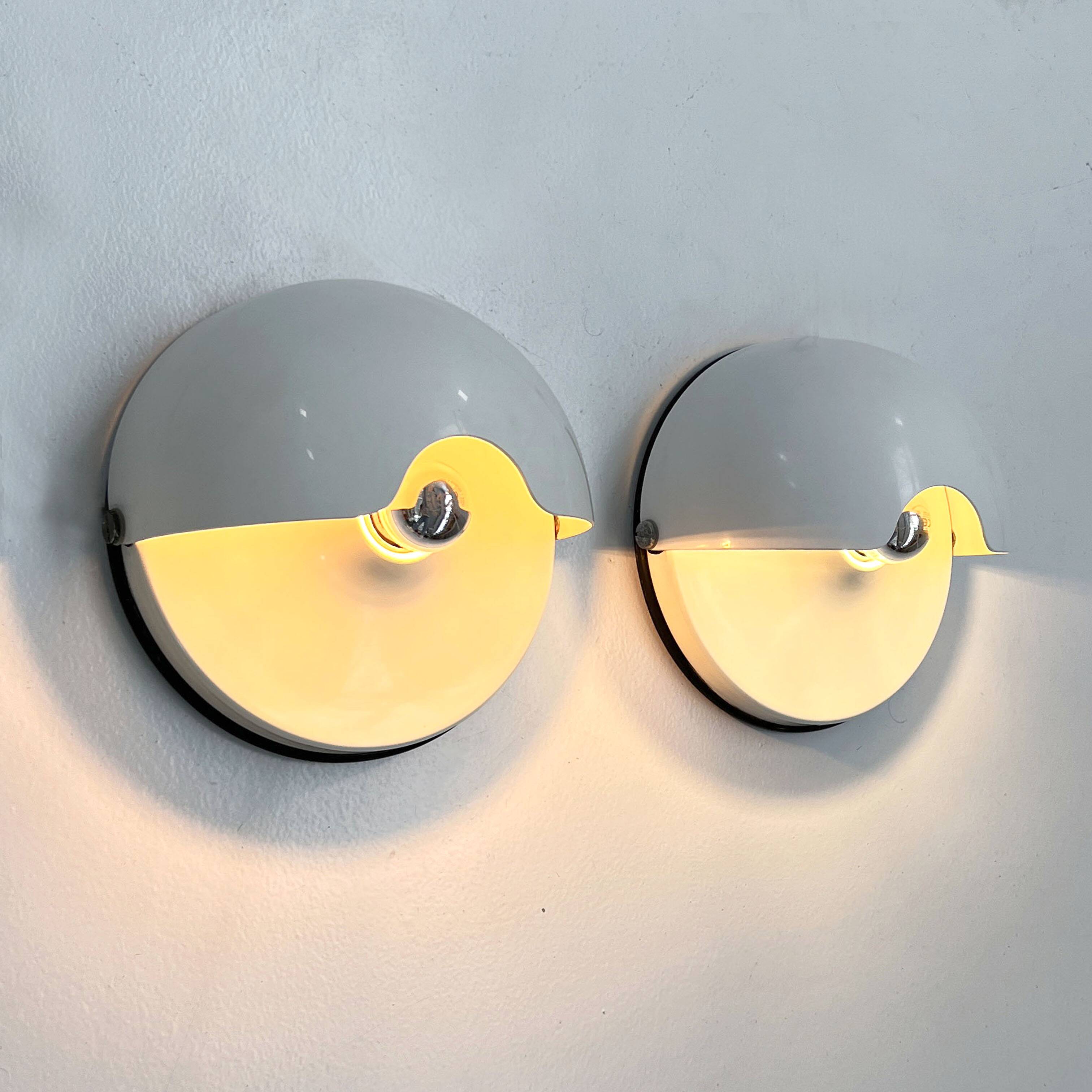 Paire d'appliques Mezzanotte par Guzzini, 1970